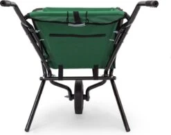 Relaxdays Kruiwagen Opvouwbaar - Inklapbare Tuinwagen - Vouwkruiwagen - Groen - 50 L -Tuingereedschaps Winkel 1200x948