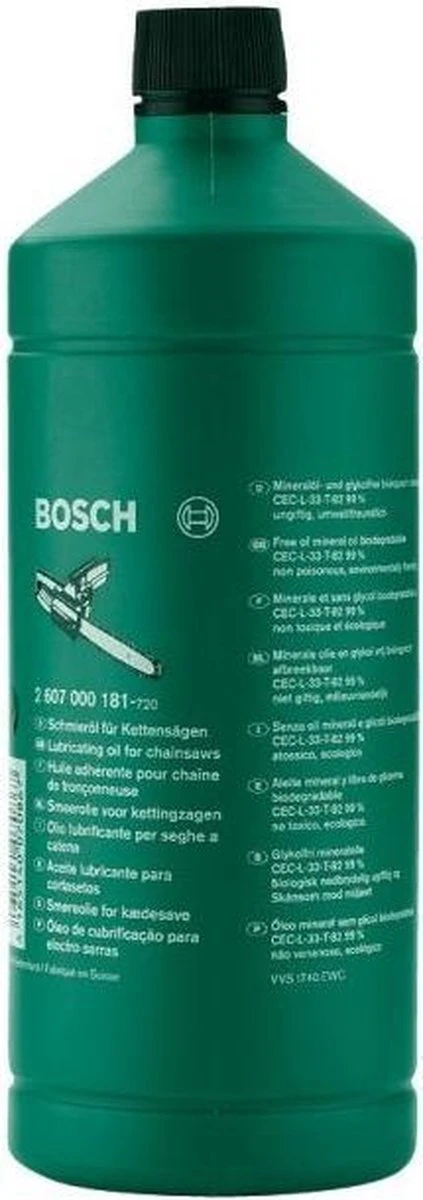 Bosch Kettingzaagolie - Biologisch 2 Bosch Kettingzaagolie - Biologisch - Afbeelding 2