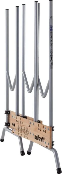 Wolfcraft - Professionele Zaagbok - Voor Kettingzaag - Hout - Opbouwbare, Stabiele Zaagbok Voor Brandhout - 5121000 - 10 JAAR GARANTIE -Tuingereedschaps Winkel 432x1200