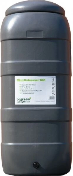 Harcostar Rainsaver Regenton 100 Liter Antraciet Met Vulautomaat En 3 Delige Voet -Tuingereedschaps Winkel 498x1200