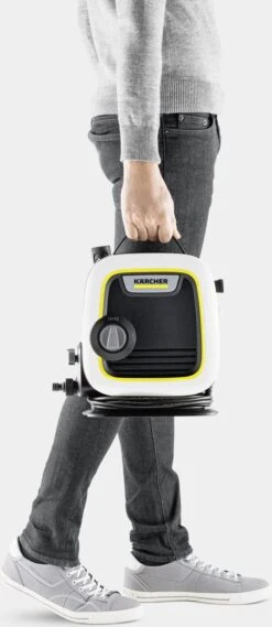 Kärcher K Mini Plus Hogedrukreiniger - 1400W - 360 L/u - Incl. Extra Dunne PremiumFlex Slang -Tuingereedschaps Winkel 521x1200