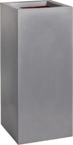 Capi Europe - Bloempot Rechthoek Smooth NL - 36x36x79 - Zwart - Voor Binnen En Buiten - KBL952 -Tuingereedschaps Winkel 608x1200 1