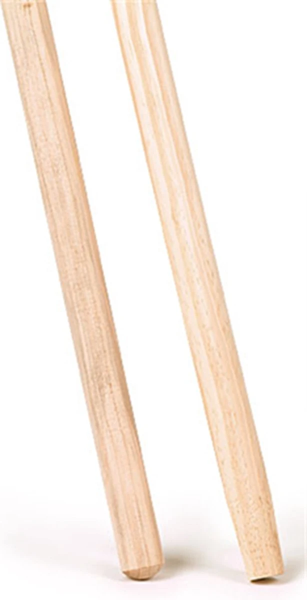 Betra Houten Universele Bezemsteel - 150 Cm - Met Klem Uiteinde 3 Betra Houten Universele Bezemsteel - 150 Cm - Met Klem Uiteinde - Afbeelding 3