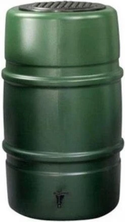 Regenton Voordeelset | Harcostar 227liter Groen + Standaard + Vulautomaat. -Tuingereedschaps Winkel 676x1200