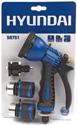 Hyundai Sproeiset Deluxe 4-delig - Geschikt Voor 13 Mm (1/2) En 15 Mm (5/8) - Ergonomische Design - Roestvrij Staal -Tuingereedschaps Winkel 737x1200