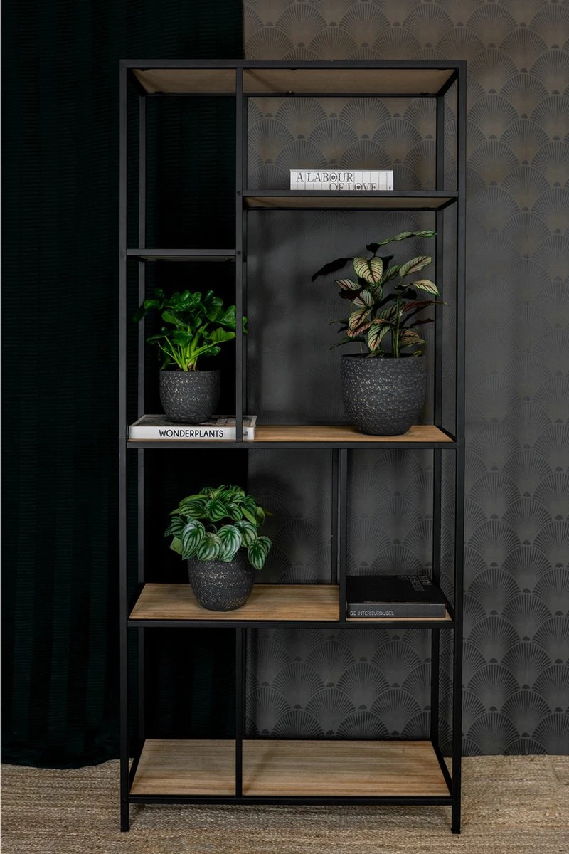 Plantenpot/Bloempot In Het Lava-look Zwart Dia 15 Cm En Hoogte 13 Cm - Voor Binnen 3 Plantenpot/Bloempot In Het Lava-look Zwart Dia 15 Cm En Hoogte 13 Cm - Voor Binnen - Afbeelding 3