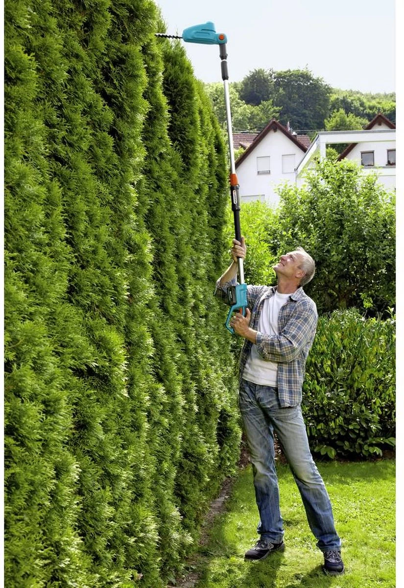 GARDENA - Telescopische Heggenschaar (Zonder Accu) - THS 42/18V P4A - Meslengte 42cm - Tandmes Opening 16mm 12 GARDENA - Telescopische Heggenschaar (Zonder Accu) - THS 42/18V P4A - Meslengte 42cm - Tandmes Opening 16mm - Afbeelding 12