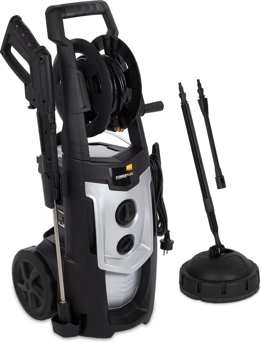 Powerplus POWXG90420 Hogedrukreiniger - 2200W - Max. 175 Bar - 450 L/h - Incl. 8m Slang, Terrasreiniger En Accessoires - Reiniger Voor Auto, Fiets En Meubelen 4 Powerplus POWXG90420 Hogedrukreiniger - 2200W - Max. 175 Bar - 450 L/h - Incl. 8m Slang, Terrasreiniger En Accessoires - Reiniger Voor Auto, Fiets En Meubelen - Afbeelding 4