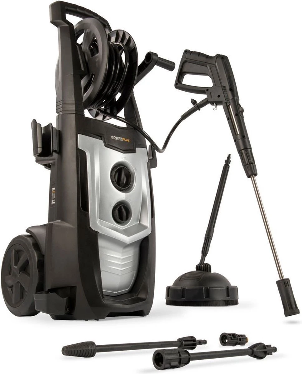 Powerplus POWXG90420 Hogedrukreiniger - 2200W - Max. 175 Bar - 450 L/h - Incl. 8m Slang, Terrasreiniger En Accessoires - Reiniger Voor Auto, Fiets En Meubelen 3 Powerplus POWXG90420 Hogedrukreiniger - 2200W - Max. 175 Bar - 450 L/h - Incl. 8m Slang, Terrasreiniger En Accessoires - Reiniger Voor Auto, Fiets En Meubelen - Afbeelding 3