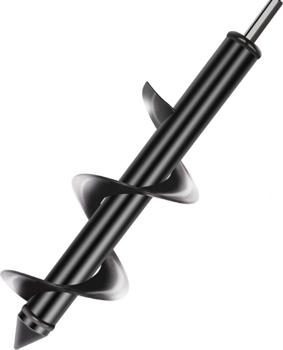 Merkloos Grondboor - Grondboor Voor Boormachine - Bollenplanter - Palenboor - Boor - Tuin - 60 Cm - 8 CM 2 Merkloos Grondboor - Grondboor Voor Boormachine - Bollenplanter - Palenboor - Boor - Tuin - 60 Cm - 8 CM - Afbeelding 2